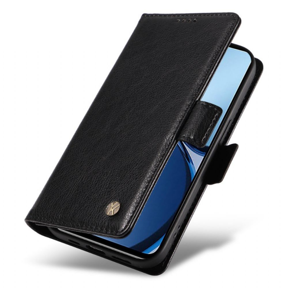 Leren Hoesje Realme C63 Vintage Yikatu Bescherming Hoesje