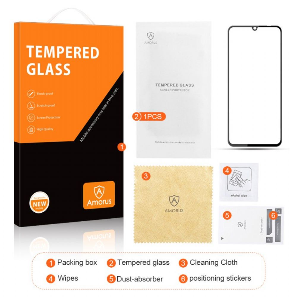 Screenprotector Van Gehard Glas Met Volledige Dekking Voor Realme Note 60x / C63 / C61 Amorus