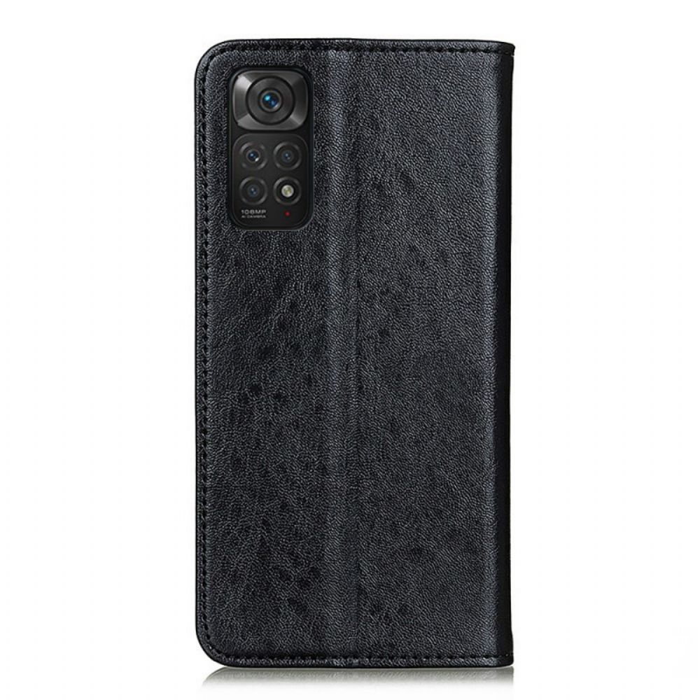Bescherming Hoesje voor Xiaomi Redmi Note 11 / 11S Folio-hoesje Leerstructuur
