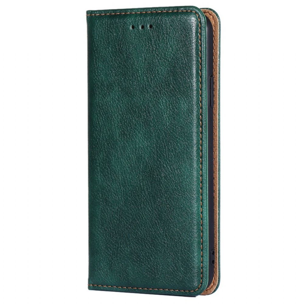 Bescherming Hoesje voor Xiaomi Redmi Note 11 / 11S Folio-hoesje Vintage Lederen Stijl