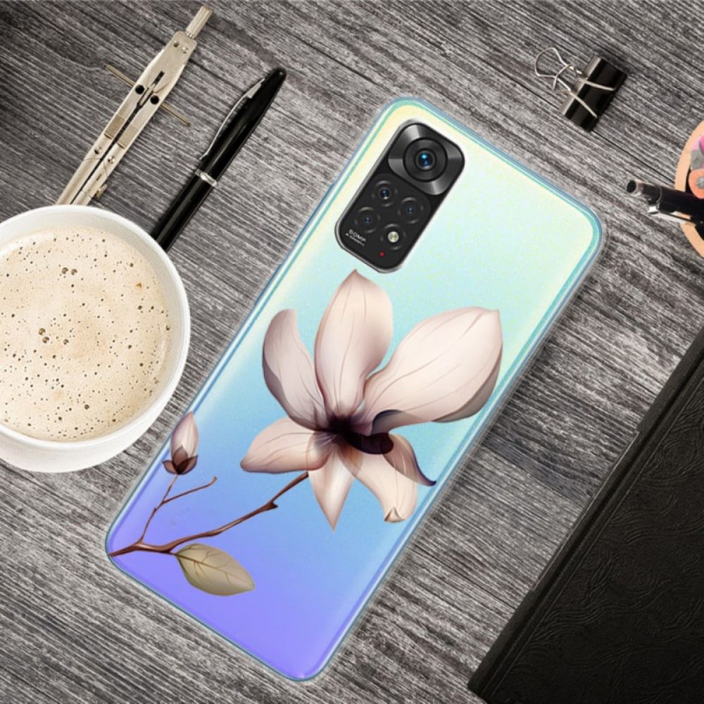 Hoesje voor Xiaomi Redmi Note 11 / 11S Transparante Bloem