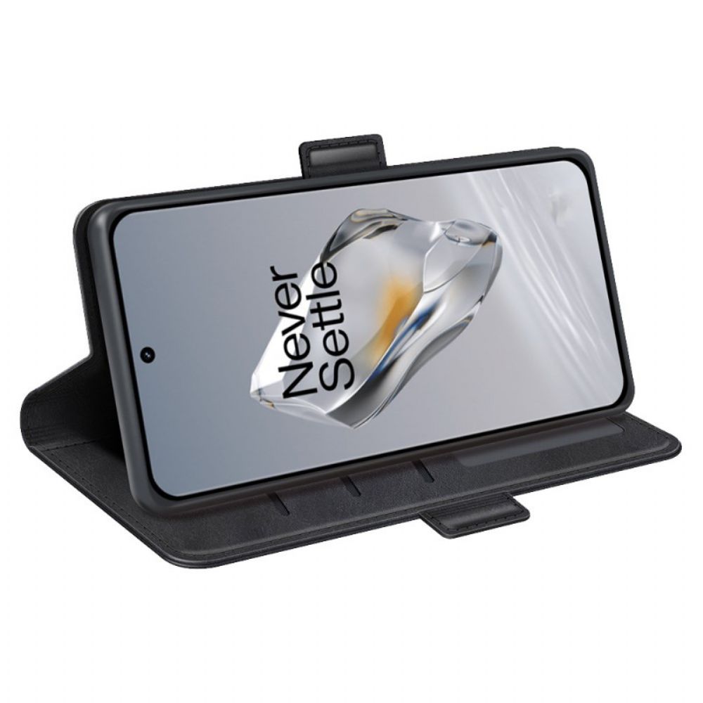 Folio-hoesje Oneplus 12 5g Dubbele Magnetische Sluiting