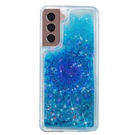 Hoesje voor Samsung Galaxy S22 Plus 5G Mandala Met Pailletten