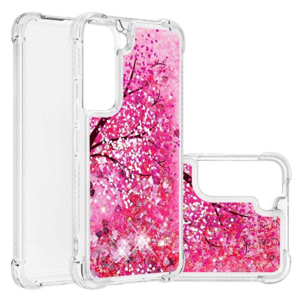 Hoesje voor Samsung Galaxy S22 Plus 5G Paillettenboom