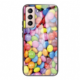 Hoesje voor Samsung Galaxy S22 Plus 5G Snoep Van Gehard Glas