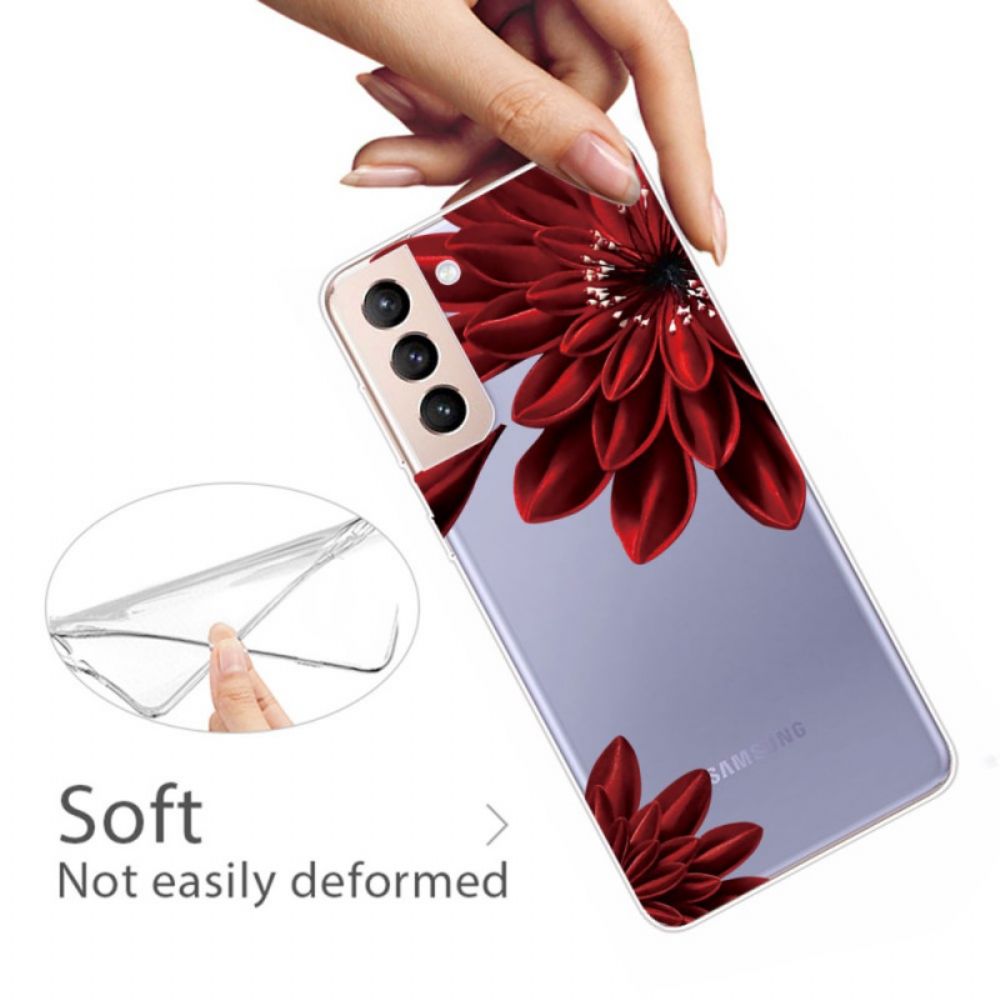 Hoesje voor Samsung Galaxy S22 Plus 5G Wilde Bloemen