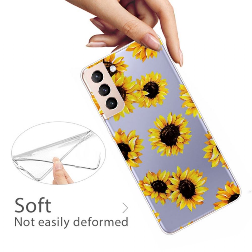 Telefoonhoesje voor Samsung Galaxy S22 Plus 5G Zonnebloemen
