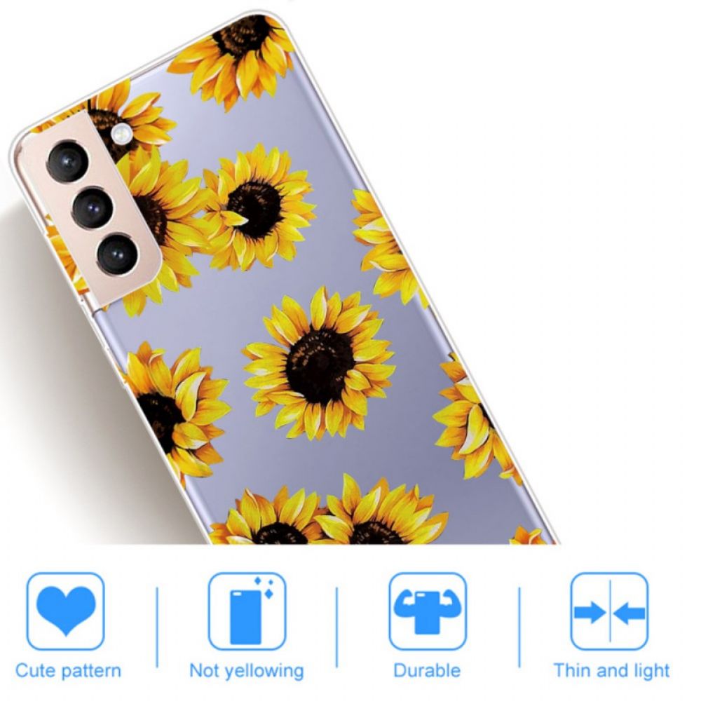 Telefoonhoesje voor Samsung Galaxy S22 Plus 5G Zonnebloemen