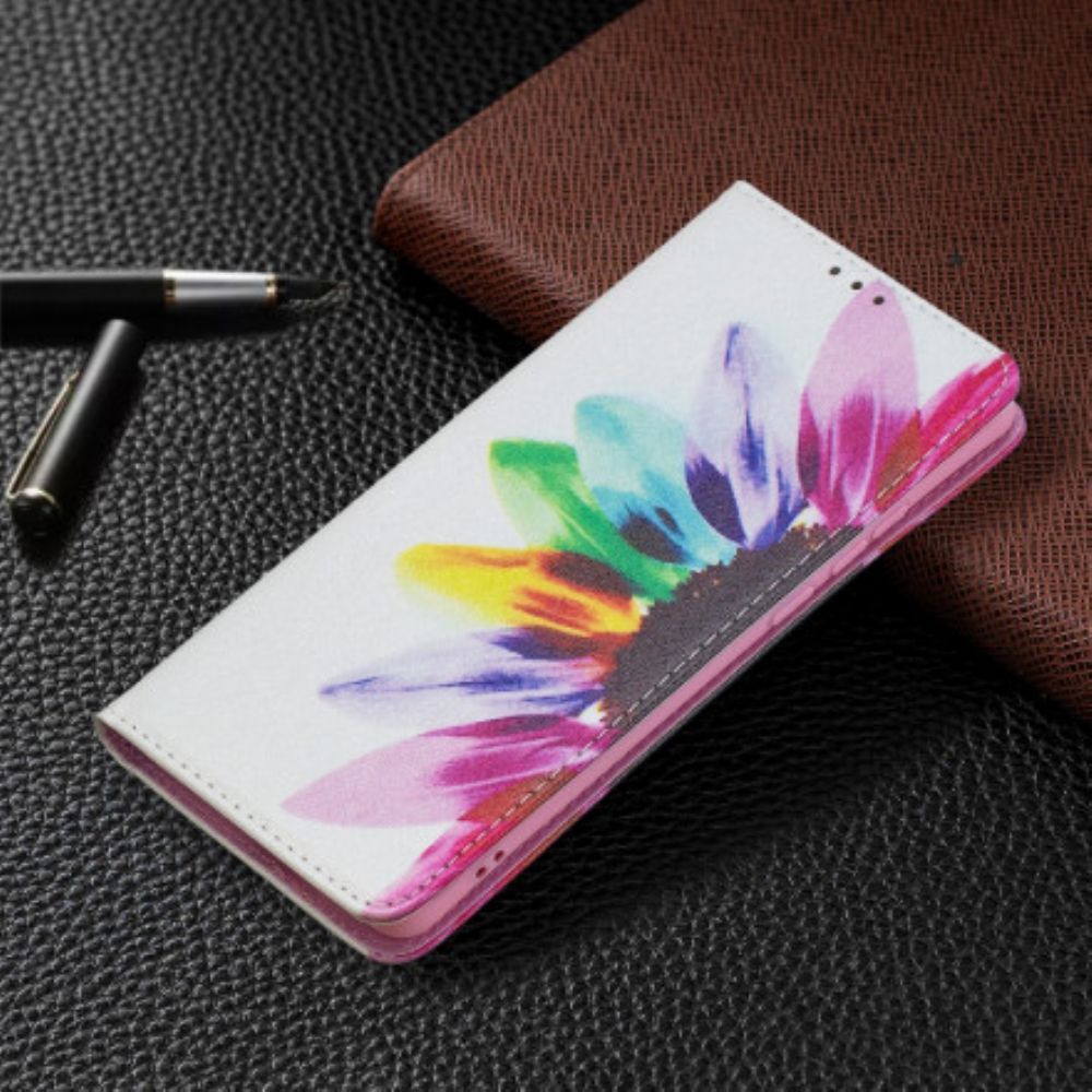 Bescherming Hoesje voor Huawei P50 Pro Folio-hoesje Aquarel Bloem
