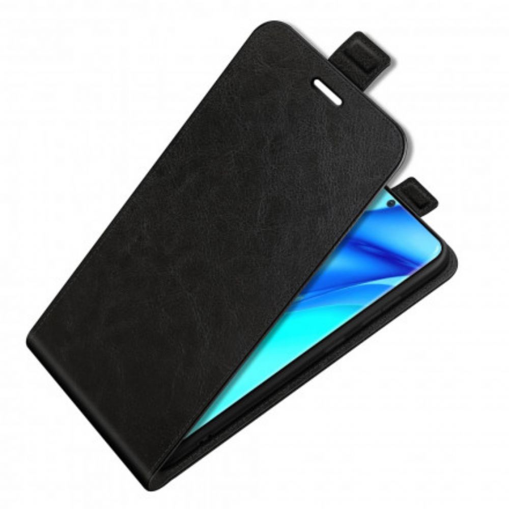 Folio-hoesje voor Huawei P50 Pro Flip Case Verticaal Leereffect Met Flap