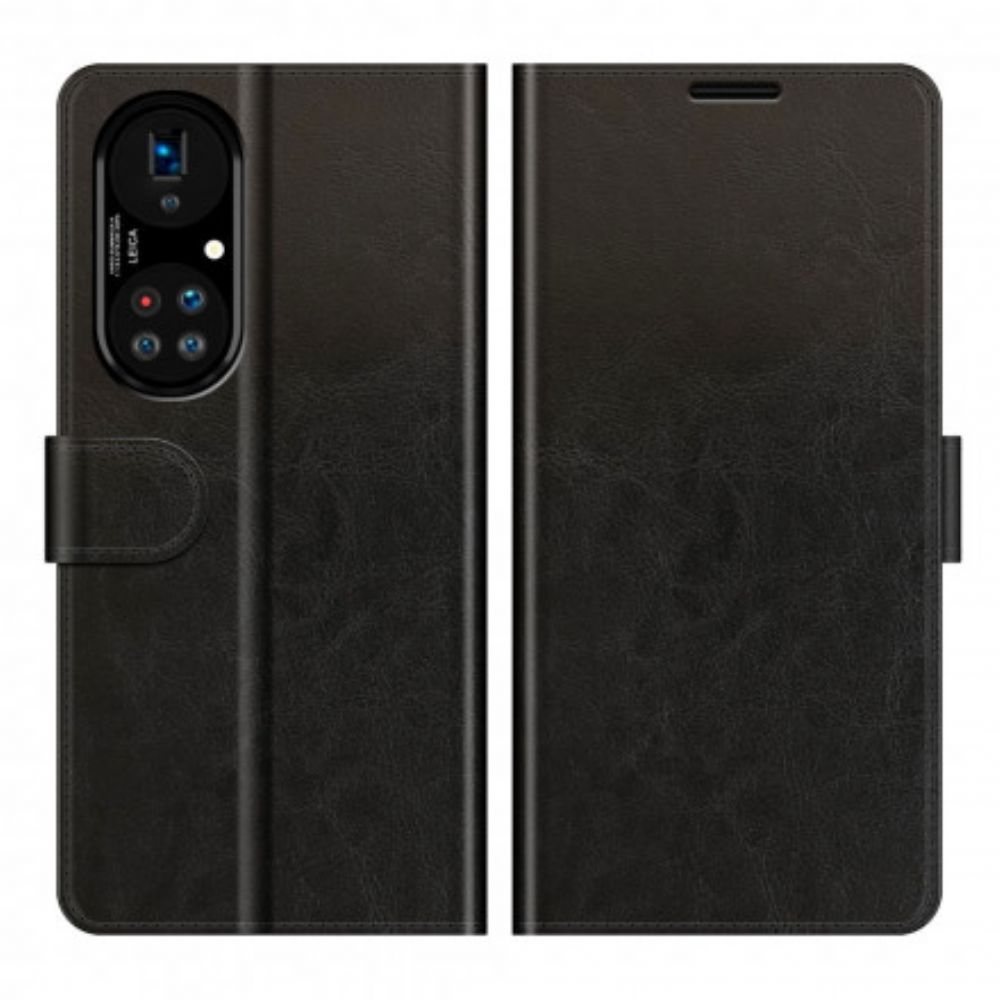 Folio-hoesje voor Huawei P50 Pro Stijl Lederen Ontwerp