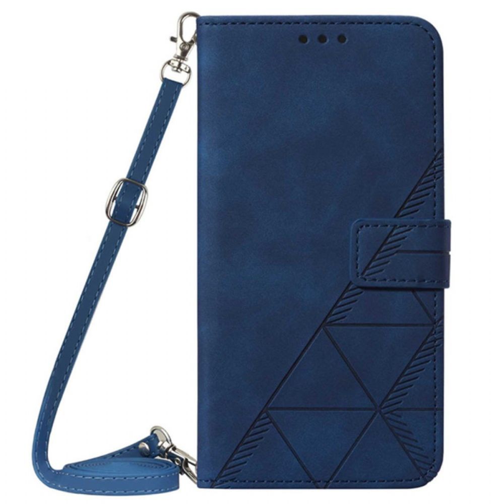 Leren Hoesje Poco C61 Schouderdriehoeken Bescherming Hoesje