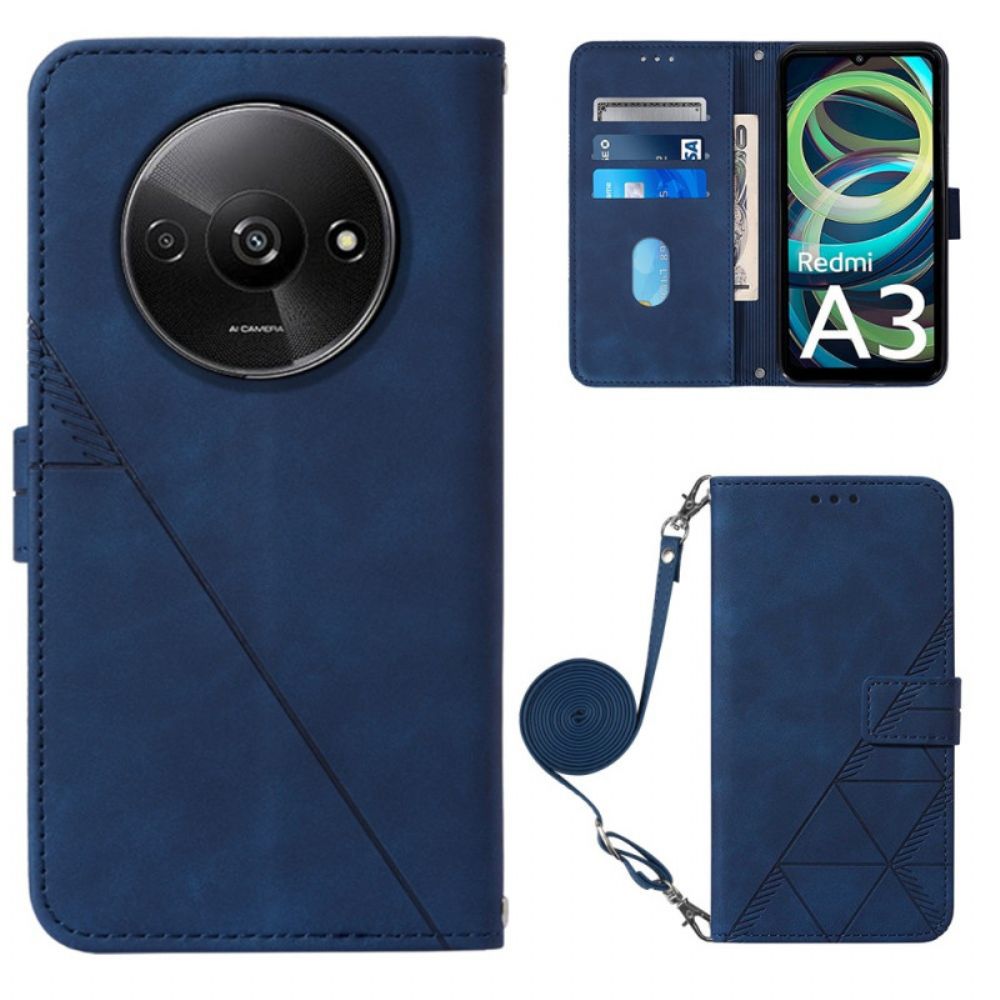 Leren Hoesje Poco C61 Schouderdriehoeken Bescherming Hoesje