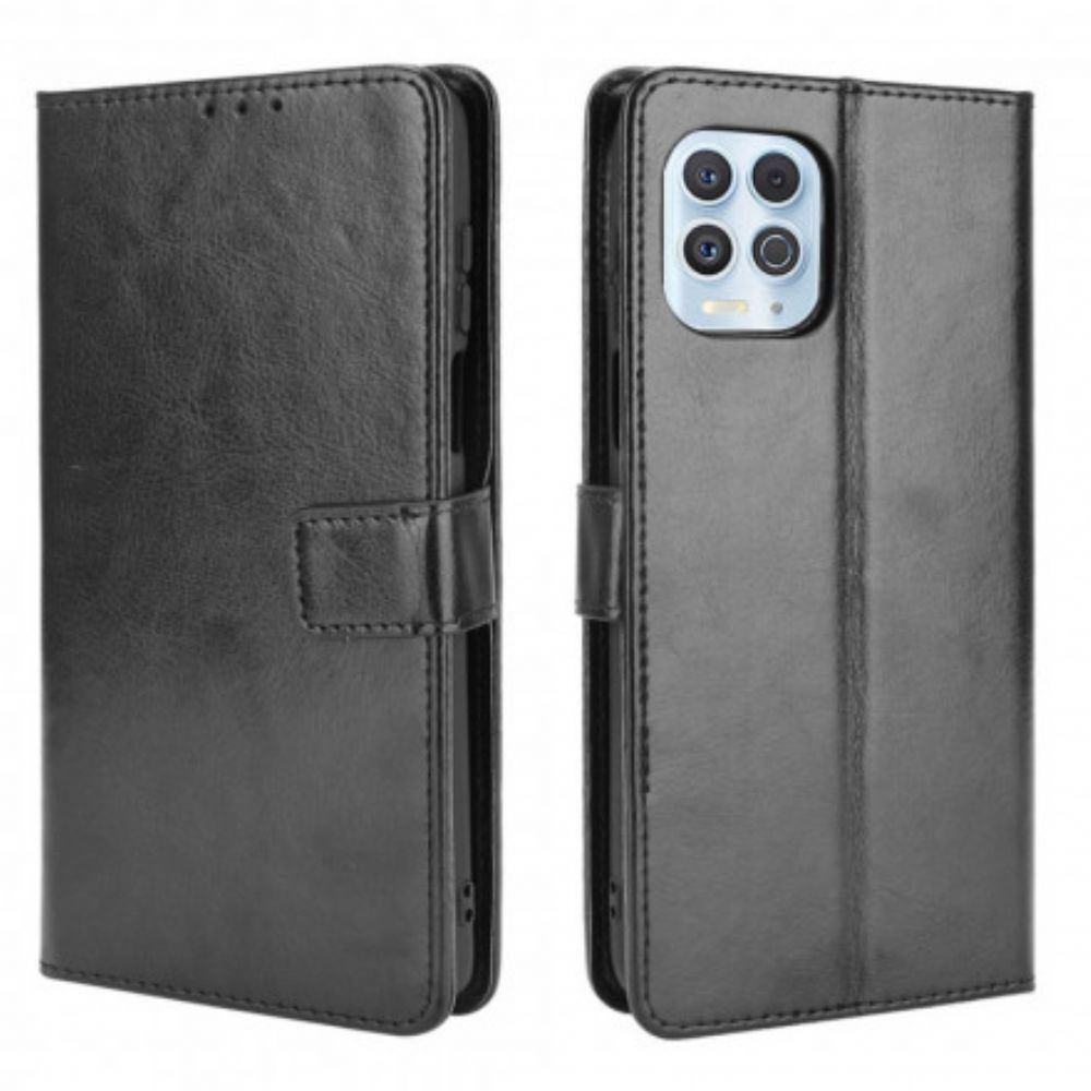 Folio-hoesje voor Moto G100 Flitsachtig Kunstleer