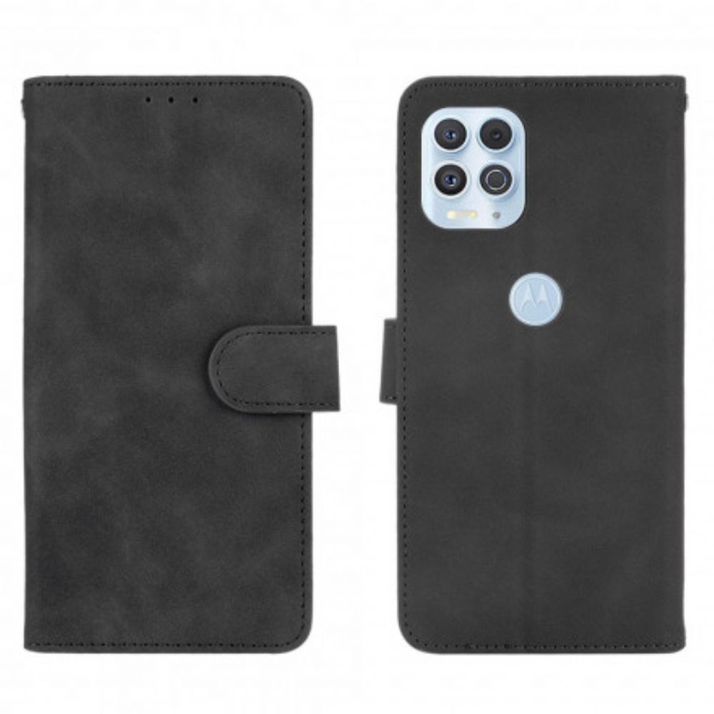 Leren Hoesje voor Moto G100 Skin-touch