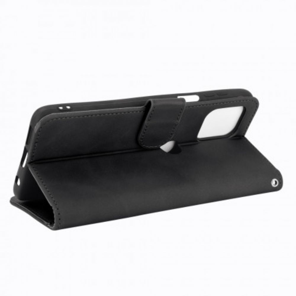 Leren Hoesje voor Moto G100 Skin-touch