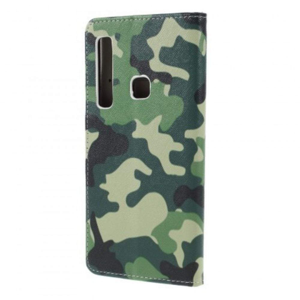 Flip Case voor Samsung Galaxy A9 Militaire Camouflage