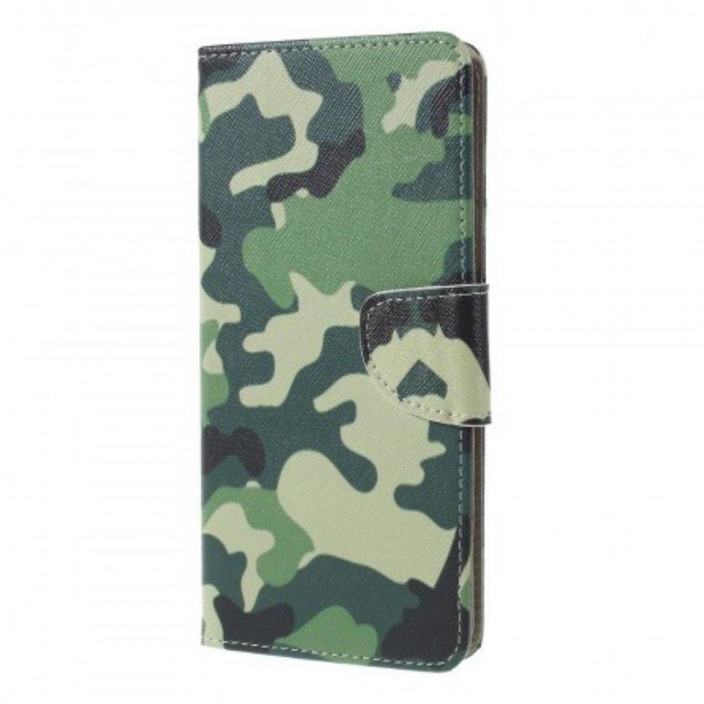 Flip Case voor Samsung Galaxy A9 Militaire Camouflage