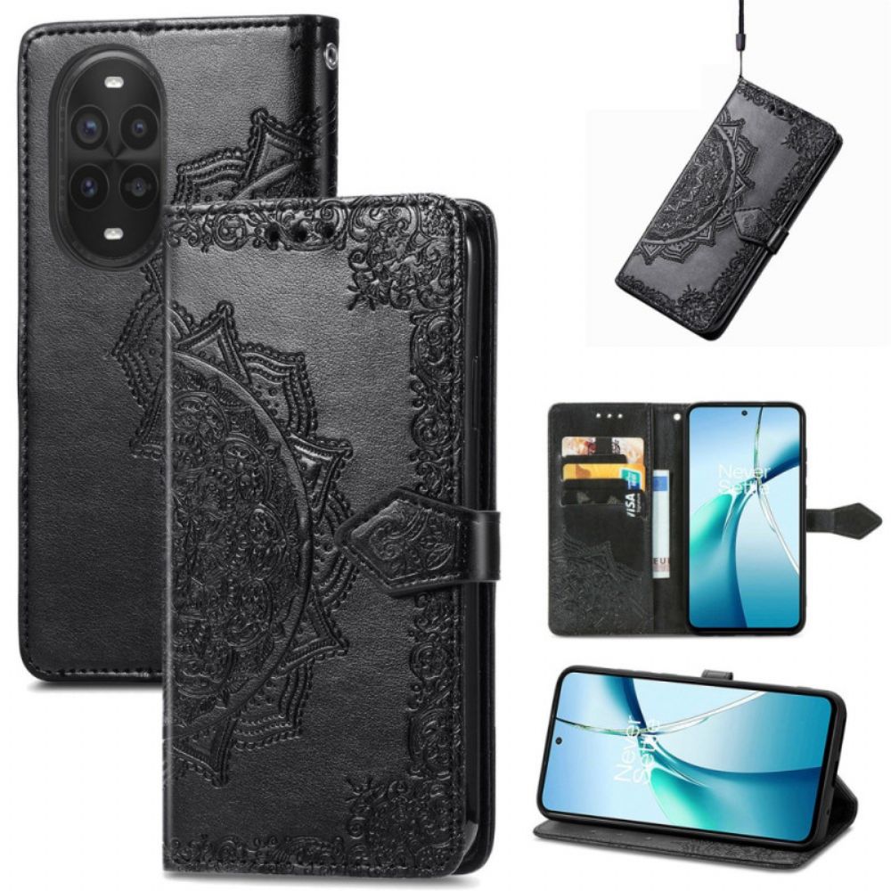 Flip Case Leren Huawei Nova 13 Pro Barok Mandala