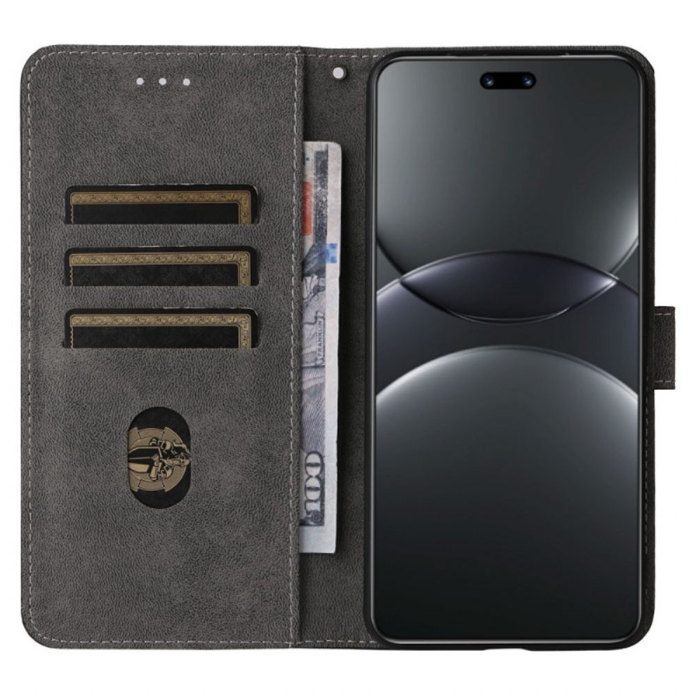 Folio-hoesje Huawei Nova 13 Pro Telefoonhoesje Rfid-beschermend Bandje