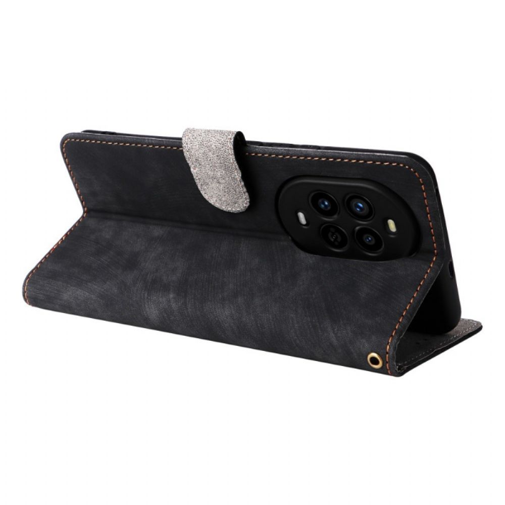 Folio-hoesje Huawei Nova 13 Pro Telefoonhoesje Rfid-beschermend Bandje