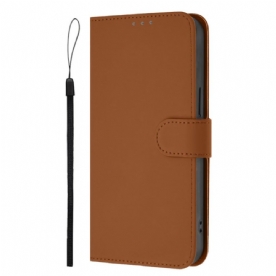 Leren Hoesje Huawei Nova 13 Pro Effen Bescherming Hoesje