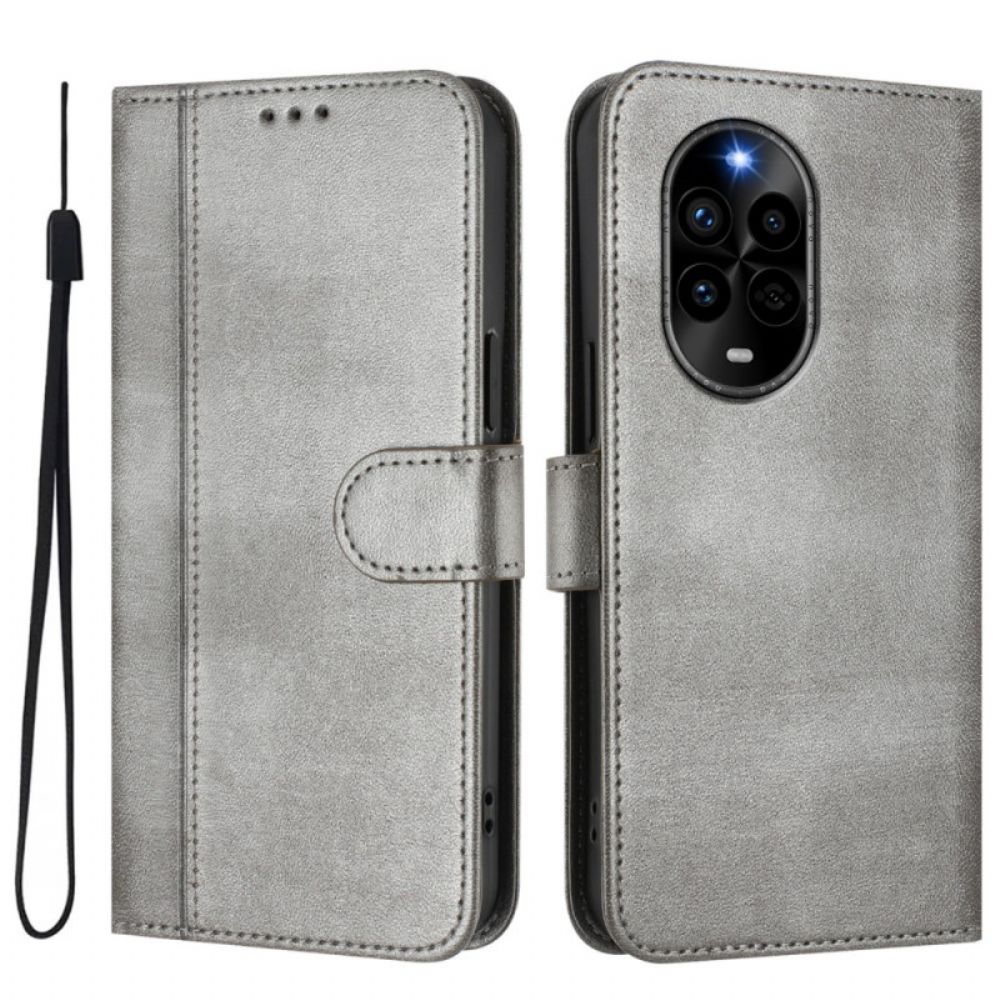 Leren Hoesje Huawei Nova 13 Pro Vintage Design Bescherming Hoesje