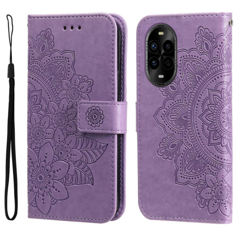 Leren Hoesje Voor Huawei Nova 13 Pro Mandala-print