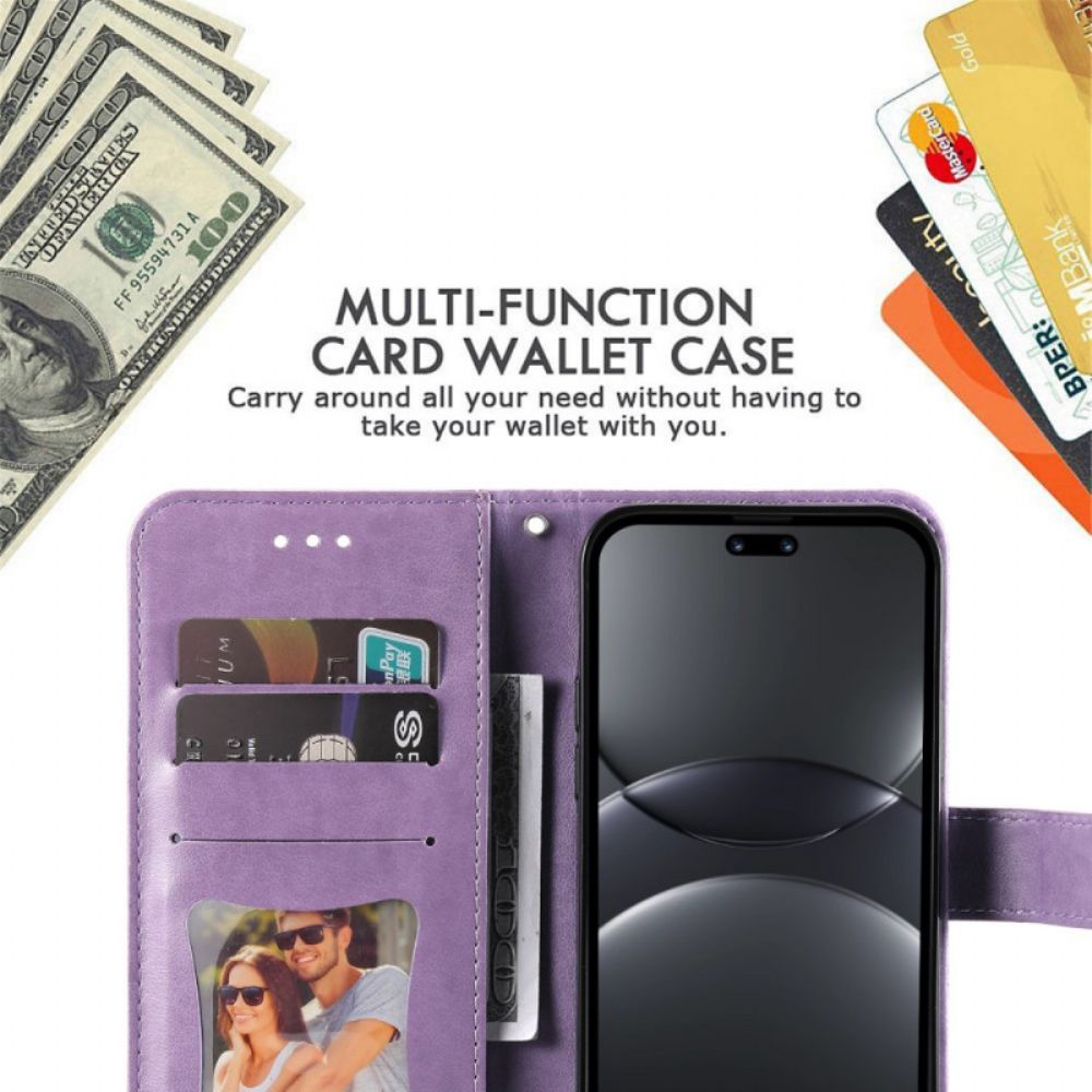 Leren Hoesje Voor Huawei Nova 13 Pro Mandala-print