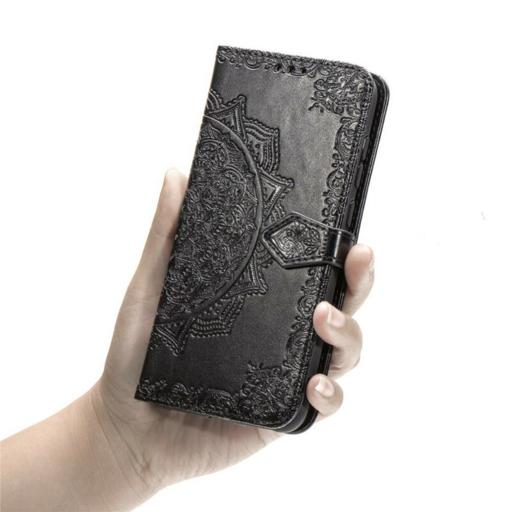 Folio-hoesje voor Huawei P Smart Z / Honor 9X Mandala Van Middelbare Leeftijd