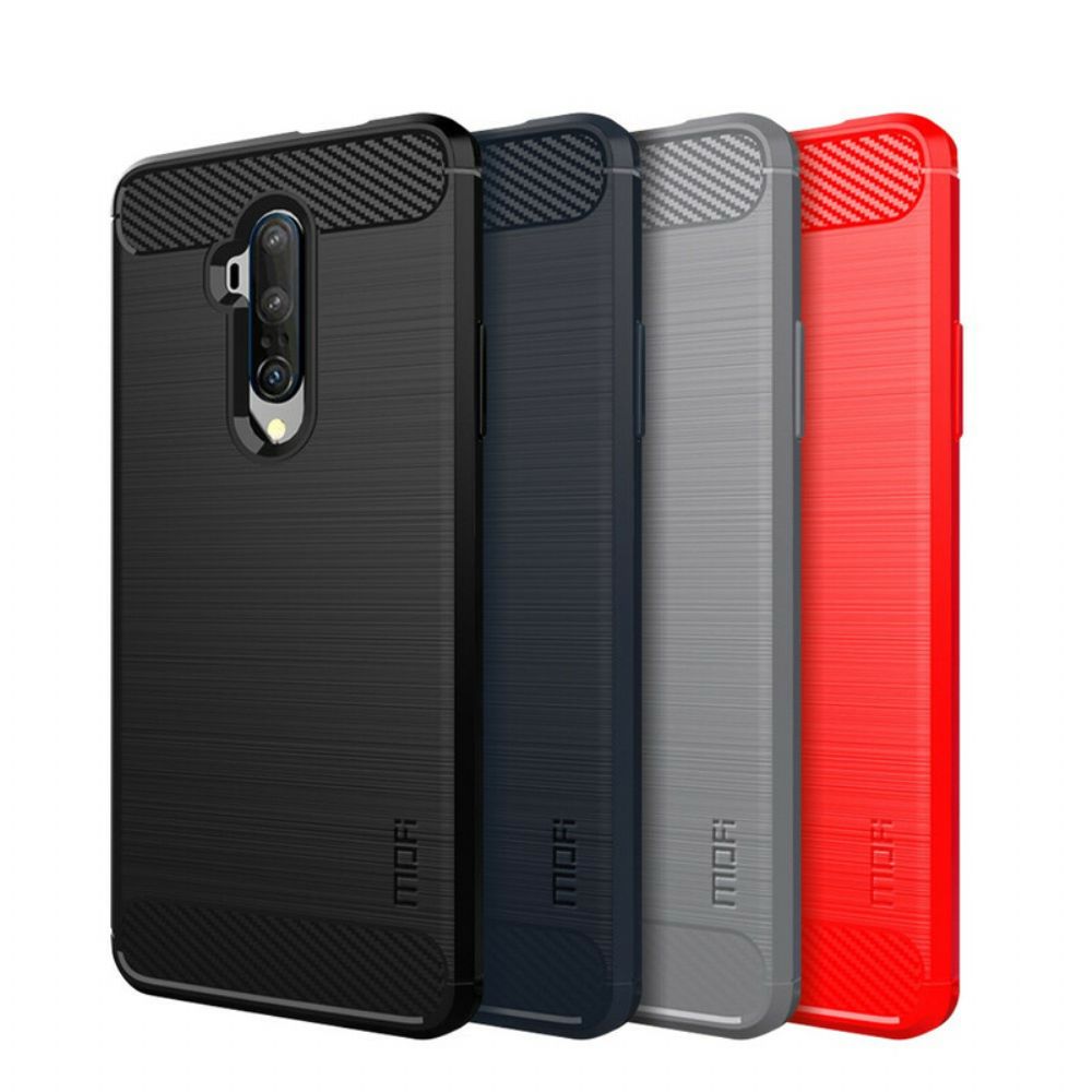 Telefoonhoesje voor OnePlus 7T Pro Mofi Geborstelde Koolstofvezel