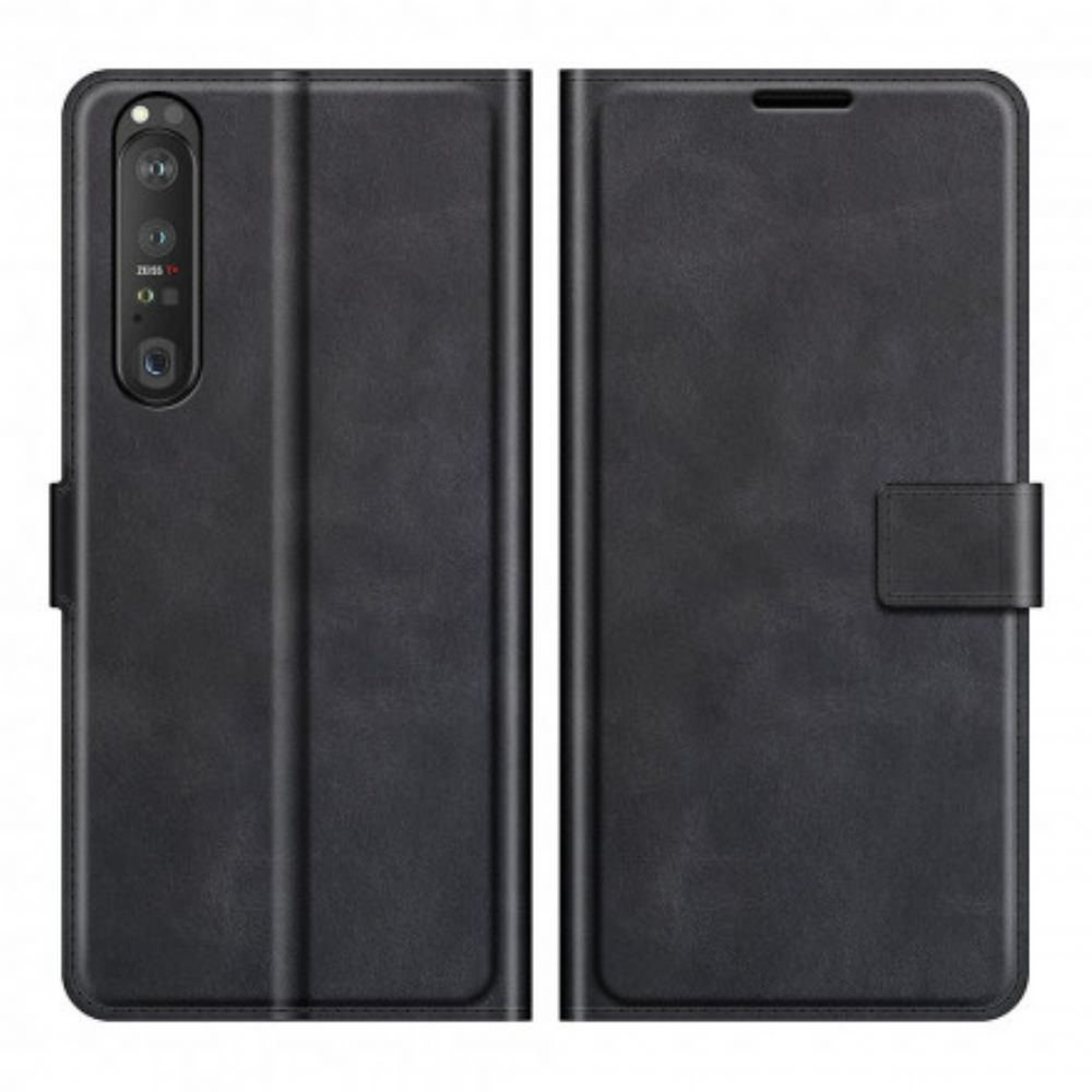 Folio-hoesje voor Sony Xperia 1 III Extreem Slank Leereffect