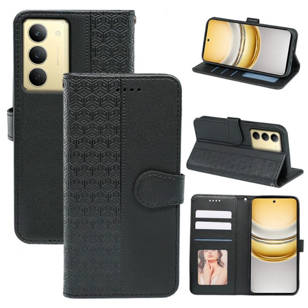 Flip Case Leren Realme 14x 5g Premium