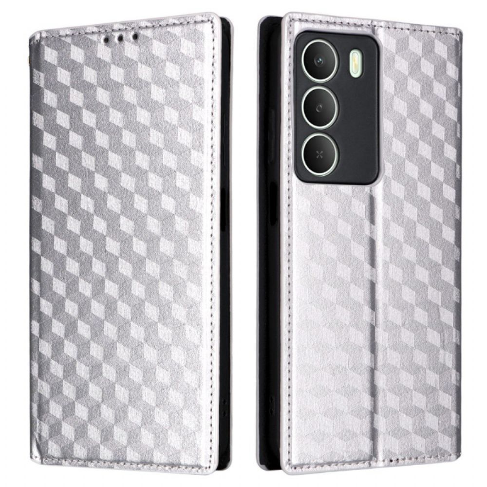 Folio-hoesje Realme 14x 5g Diamantpatroon Bescherming Hoesje