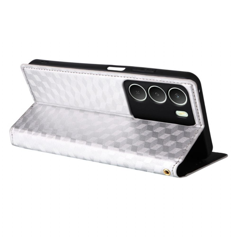 Folio-hoesje Realme 14x 5g Diamantpatroon Bescherming Hoesje