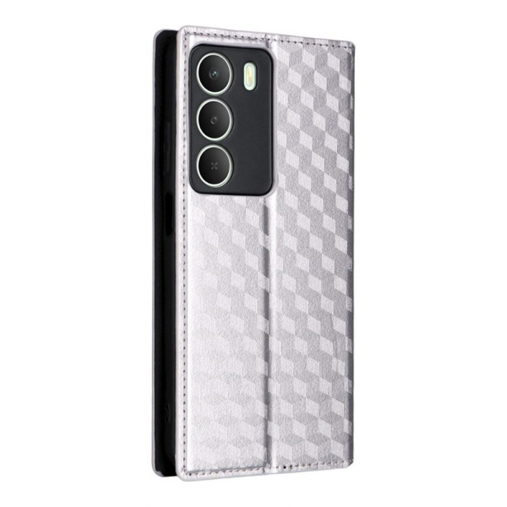 Folio-hoesje Realme 14x 5g Diamantpatroon Bescherming Hoesje