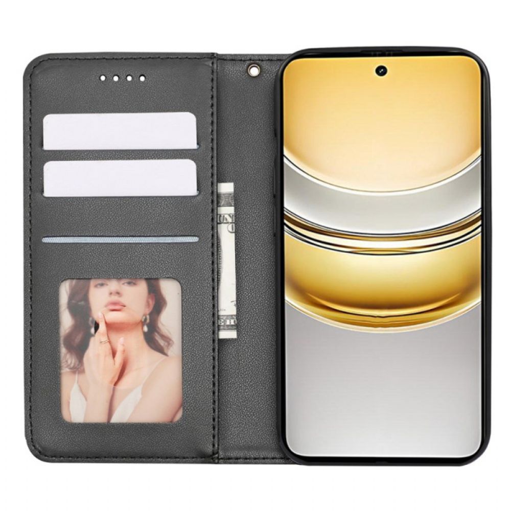 Folio-hoesje Realme 14x 5g Geruit Bandje