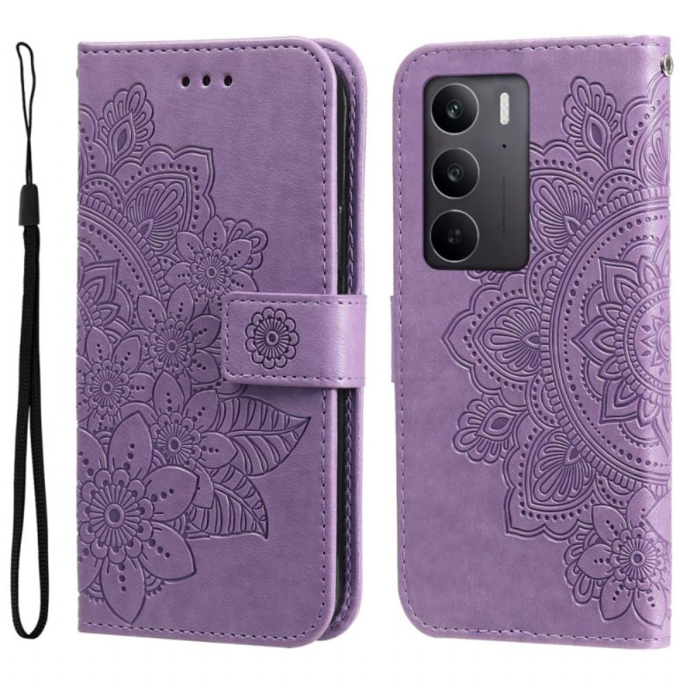 Folio-hoesje Realme 14x 5g Telefoonhoesje Mandala-print