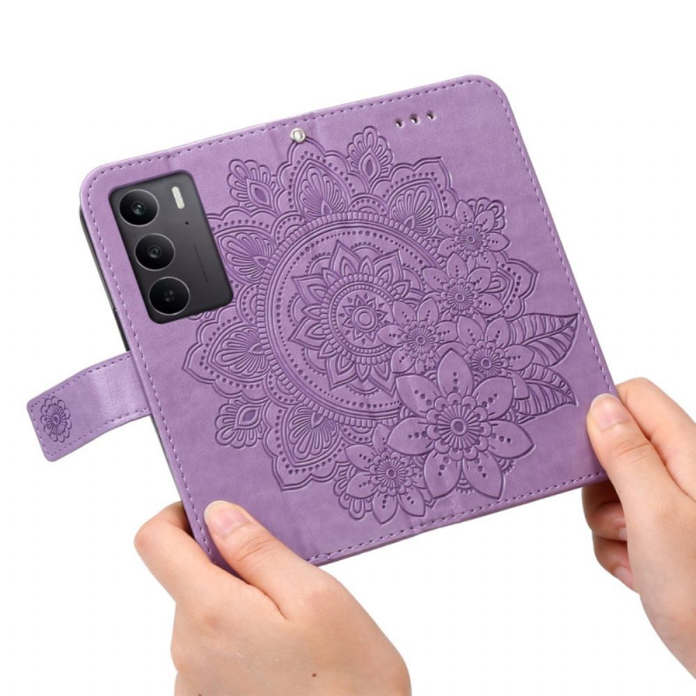 Folio-hoesje Realme 14x 5g Telefoonhoesje Mandala-print