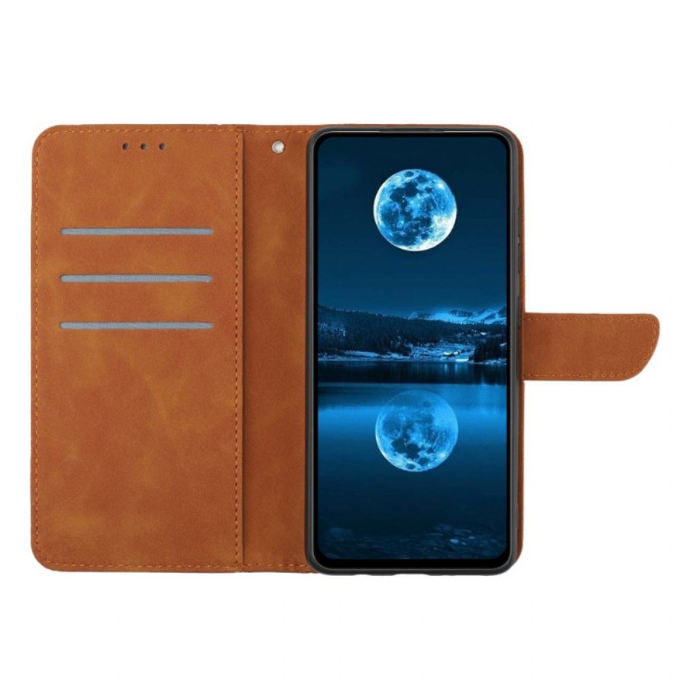 Folio-hoesje Realme 14x 5g Telefoonhoesje Strepen En Prints