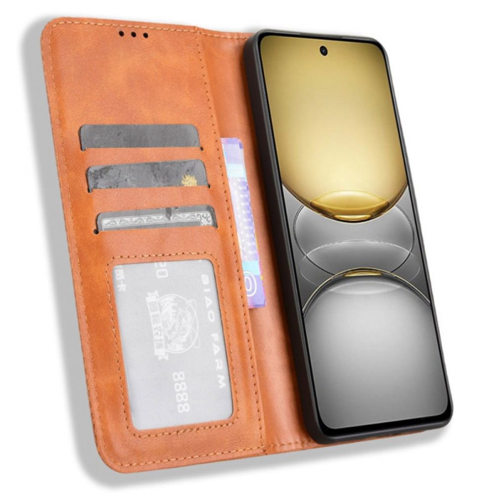 Folio-hoesje Voor Realme 14x 5g Vintage Rand