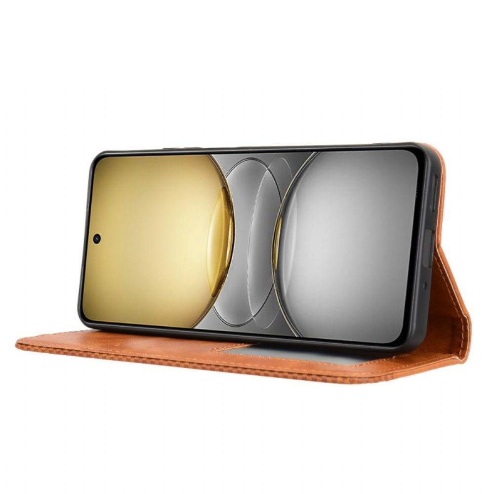 Folio-hoesje Voor Realme 14x 5g Vintage Rand