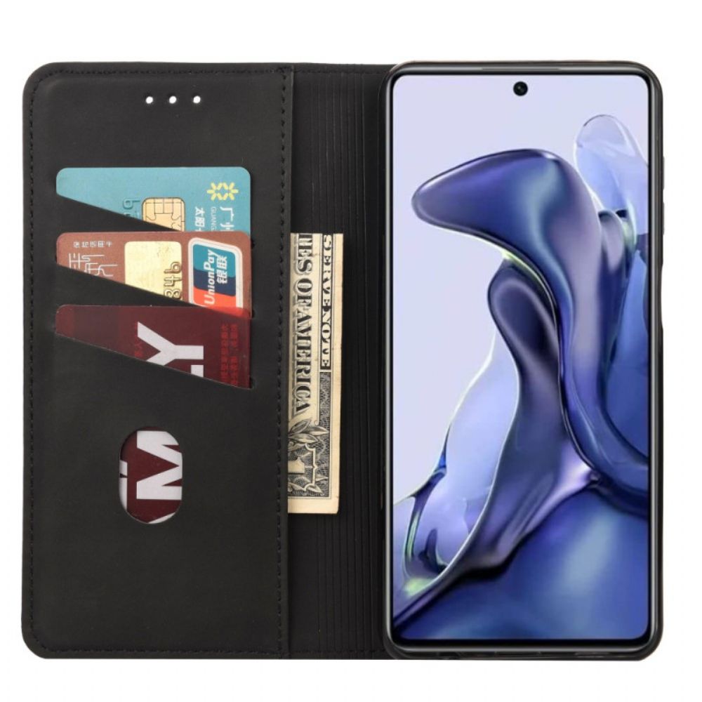 Bescherming Hoesje voor Poco X4 Pro 5G Folio-hoesje Huidgevoel