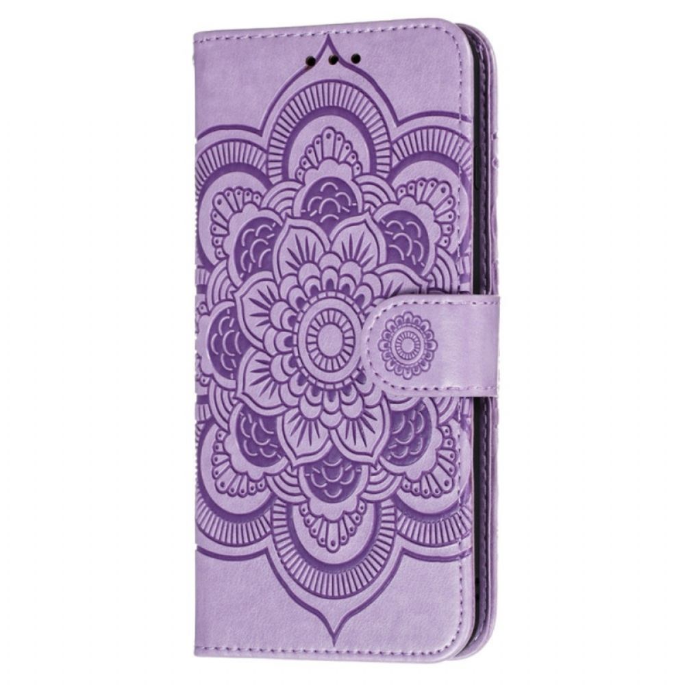 Folio-hoesje voor Poco X4 Pro 5G Mandala Met Koord