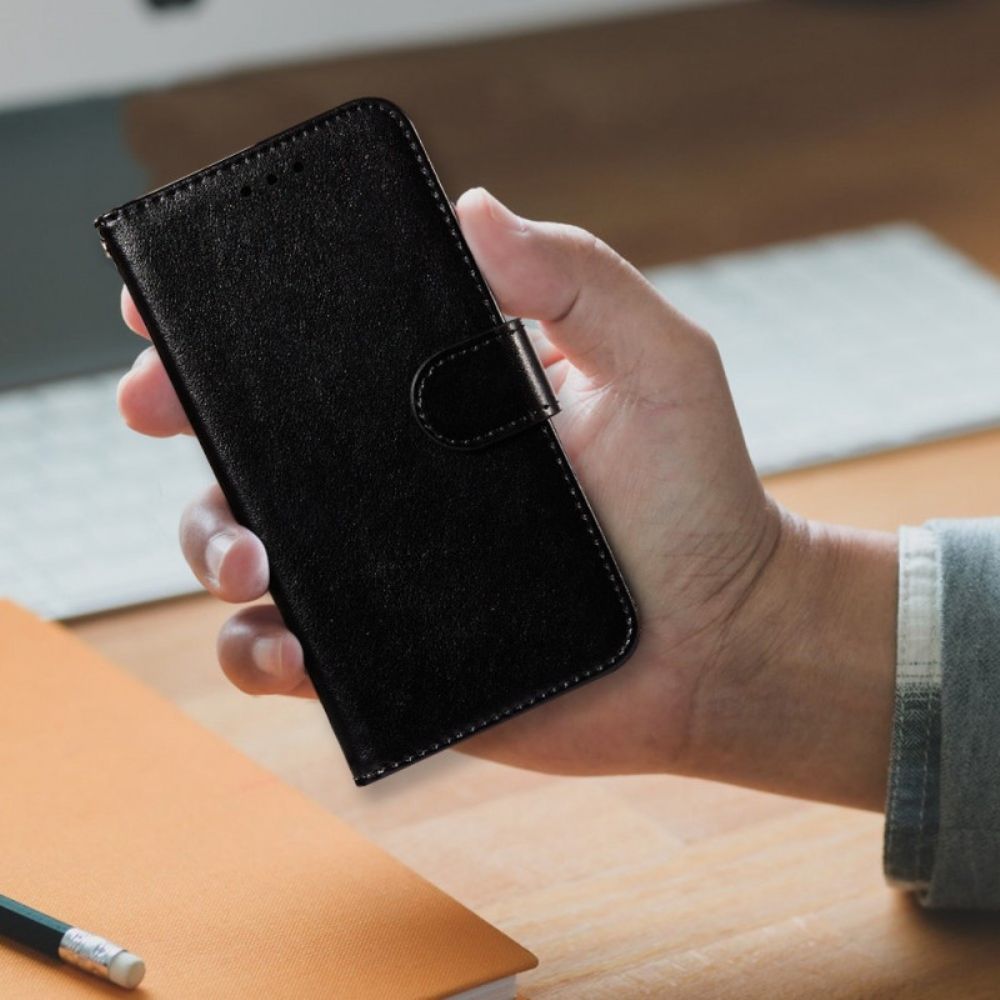 Folio-hoesje voor Poco X4 Pro 5G Met Ketting Uniek Kunstleer Met Riem
