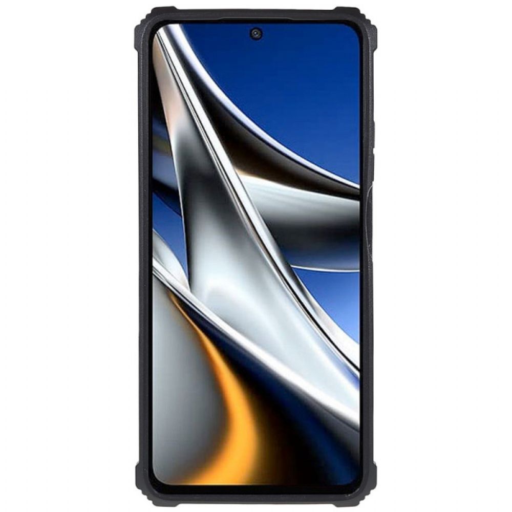 Hoesje voor Poco X4 Pro 5G Twee Kleuren Verwijderbare Ondersteuning