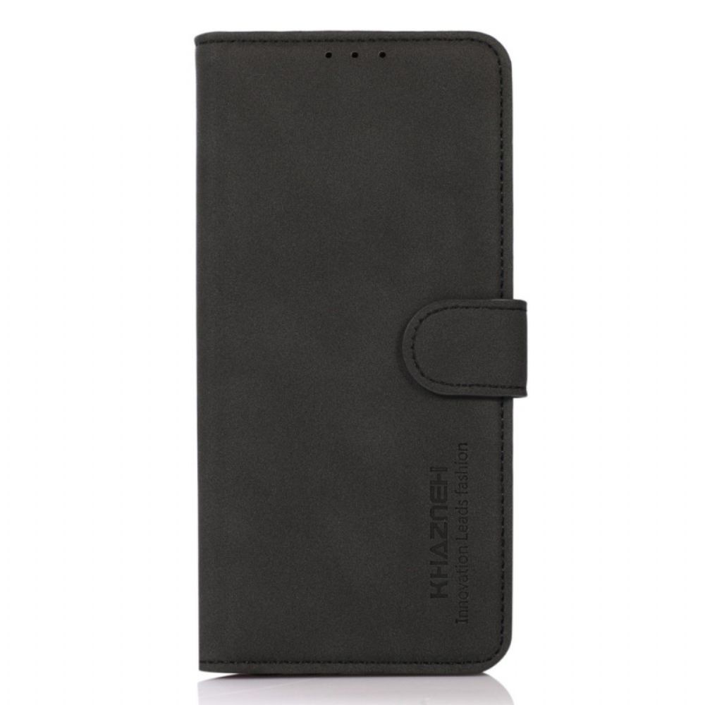 Leren Hoesje voor Poco X4 Pro 5G Khazneh Mode Leereffect
