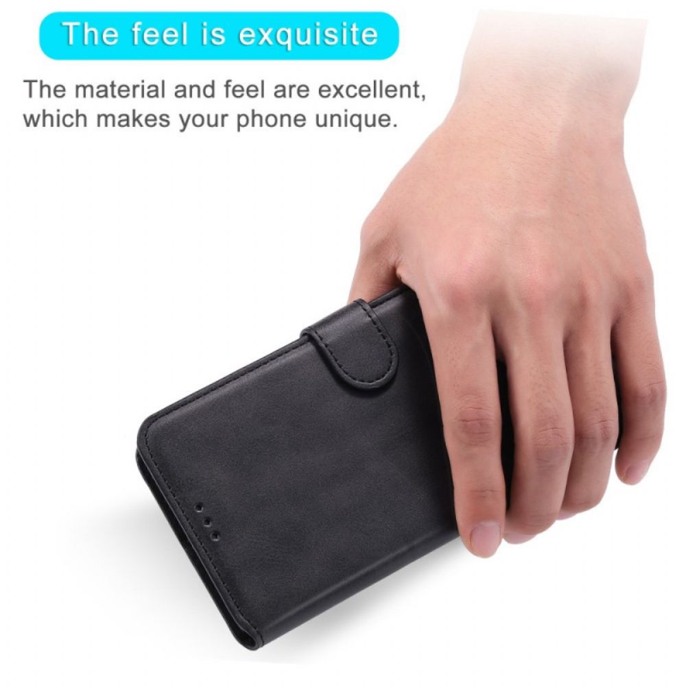 Leren Hoesje voor Poco X4 Pro 5G Klassiek Leereffect
