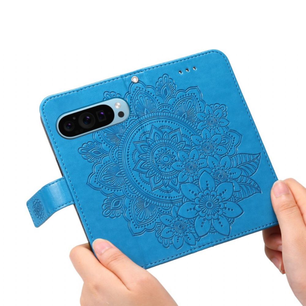 Folio-hoesje Google Pixel 9 Telefoonhoesje Imoression Mandala Met Bandje