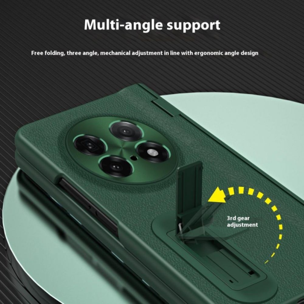 Case Hoesje Oppo Find N5 Telefoonhoesje Geïntegreerde Standaard En Schermbeschermer